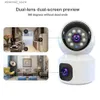 Bebek Monitörler 2MP 1080P YOOSEE/ICSEE/V380PRO Uygulama Çift Lens Bağlantı Tam Renkli PTZ IP Dome Kamera AI Humanoid Ev Güvenliği CCTV Bebek Monitörü Q231104