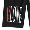 VLONE pants new trendy brand oversized printed capris for men's casual sports pants, straight leg pants, versatile running and fitness shorts