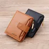 Wallets Fashion Men's 2023 Short Wallet Vertical Coin Purse Portable Multifunctional -selling Id Card Holder Black Brown