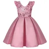 Fille robes filles fête d'anniversaire vacances mariage robe de bal robe de princesse pour manches Sequin adolescent vêtements de bal