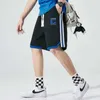 Męskie szorty męskie nowe spodenki na świeżym powietrzu Koreańskie harajuku High Street Half Pants Summer Casual Gray Shorts for Men Basketball Shorts Mężczyźni Z0404