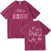 メンズTシャツMaxident Case 143 World Tour Stray Kids Maniac Tシャツ230404