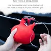 Other Event Party Supplies Xmas Car Reindeer Antlers Christmas Decorations for Window Roof-Top Grille Rudolph Kit Year Decor 230404