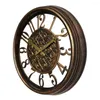 Wanduhren, Vintage-Uhr, stumm, Wohnzimmer, Schlafzimmer, Retro-Stil, Heimbüro, Dekoration, Glocke, hochpräzise, hängende Ornament-Uhr