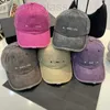 Ball Caps designer Designer Baseball Fashion Summer PU Leather Brand Letter Hat Ladies Adjustable Base Cap Couple Street Style 7W69