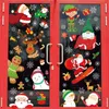 Christmas Decorations 9 Sheets Window Clings Large Removable Snowflake Santa Claus Reindeer Gnome Eif Decals For Holiday New Year Drop Ameb1