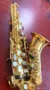 Nouveau Saxophone Soprano Instrument professionnel Saxophone incurvé de haute qualité W-010 saxo en laiton doré avec étui