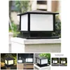 Neuheit Beleuchtung 1PCS Solar Light Zaun Light IP65 Outdoor Solarlampe für Gartendekorationstor Zaun Wand Innenhof Cottage Solarlampe P230403