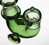 7.5 "Sherlock Glass Water Pipe Höjd 190mm inget glasskåldäck 14mm kvinnliga bongs dab riggar oljerigg bäger 971