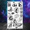 5 PC Temporary Tattoos Pirate Anchor Rose Flower Temporary Tattoos For Women Adult s Lion Skull Dragon Snake Fake Tattoo Neck Arm Hands Small Tatoos Z0403