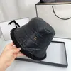 Sombrero de cubo de diseñador para mujer, sombreros de ala ancha para hombres y mujeres, gorras de bola con letras, sombreros deportivos, gorra con encuadernación, sombreros para el sol