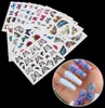 2020 Nieuw Ontwerp Vlinder Nagel Sticker Water Transfer Decal Damesmode Bloem Nail Art Decor Manicure Kleurrijk8635843