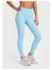 Kvinnors ActiveWear Ladies Ribbed High-Rise Pants Yoga Sports Clothes DL362