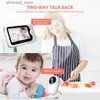 Babyfoons Babyfoon Kindercamera 4,3 inch LCD Draadloze zoom PTZ-camera's Video Audio Babycamera Met batterij Beveiligingsbewaking Q231104