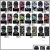 Máscaras de festa ao ar livre sem costura lenço mágico esqui camo meia máscara facial pescoço mais quente bandana turbante ciclismo gota entrega 2022 h dhudl