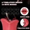 Andra massageartiklar Tungesugvibrator Female Sug Cup Nipple Clitoral Stimulator Masturbator Female Sex Toy Par Orgasm vuxna produkter 18 Q231104