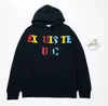 Hooded sweater black men and women's spring and autumn trend mid length versatile top for couples loose fitting Hong Kong style Hong Kong version s--5XL
