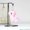 12cm Cute Unicorn Plush Toy Keychain Soft Stuffed Cartoon Doll Horse Toy Keychain Pendant Gifts Toys for Children Girls