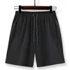 Mäns shorts herr shorts blixtlåsficka sport shorts snabb torkning sommar kör fitness shorts andas andning strand varumärke shorts 230404