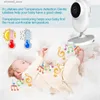 Baby Monitors 4,3 tum trådlös färg Baby Monitor 1080p HD Audio Video Baby Camera Temperatur Monitor 2 Way Audio Vox Lullaby Q231104