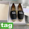 Loafers Paris Casual Shoes Woody espadryle skórzane mokasyny pantofel damskie sandały damskie designerskie klapki czarne białe buty sukienka sandały slide flats