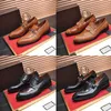 Italy l new dress shoes leisure shoes luxury patent leather men's business elite leather shoes yellow monk leather party handmade shoes men's shoes.