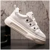 Sneakers Plateforme masculine noir hiver Nouveau homme de mode Chaussures Chaussures Trainers Street Style Footwes masculin Tenis Masculino 0369