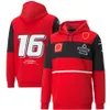 Felpa con cappuccio Formula 1 Stagione 2022-2023 Felpe con cappuccio Driver F1 Tifosi da corsa Felpa pullover oversize Primavera Autunno Moda uomo Cas301v