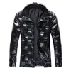 Mäns nedjacka 2023 Solid Color Bright Face Light and Thin Outer Wear Fashionabla Winter Clothes