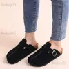 Litfun Four Seasons Retro Boston Clogs For Women Outdoor New Trendy Soft Cork Sole Mules Slippers Classic Suede Home Casual Shoe T231104