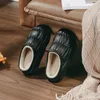 Kapcie Eva bawełniane dom zewnętrzny wodoodporne lekkie buty dla mężczyzn kobiety ciepłe pluszowe styl przeciwpoślizgowy miękki wygodny