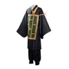 Themakostuum jujutsu kaisen rollenspel kostuum geto suguru schooluniform kimono black blauw dames kleding 230404