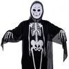 Temadräkt Halloween Horror Apparel and Gloves Skeleton Monster Demon Ghost Adult Children's Clothing 230404