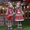 その他のイベントパーティーの補充格納式クリスマス人形サンタクロース雪だるまトナカイおもちゃXmasのフィギュアティギフトナビダッドツリーオーナメント230404