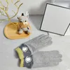 MO 2023 NCL R COUNTE NY PODUCT WOOL Fashion Gloves Autumn och Winte Wam Plush Foder ComFotable Soft Vesatile One Size Designe