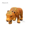 Fantastisches großes aufblasbares Geparden-Gelb-Leopard-Tiermaskottchen-Modell für Parade-Show