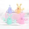 Colorful TPR Plastic Fidget Toys Cute Mini Animal Monster Finger Dolls Bambini Finger Puppet Toys Genitori Storytelling Props 2052