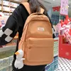 School Bags Cool Women Red Waterproof Laptop Bag Female Cute Backpack Fashion Girl Kawaii College Trendy Lady Travel BookBag