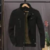 Men's Suits Fine Stitching Breathable Pure Color Ribbed Cuff Outerwear For Daily Wear