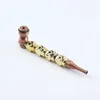 Latest Colorful Metal Alloy Hand Pipes Portable Skull Removable Herb Tobacco Caps Filter Silver Screen Spoon Bowl Innovative Handpipes Smoking Cigarette Holder