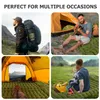 Almofadas ao ar livre Espingar ao ar livre Camping Mattress Ultralight Inflatable Sleeping Pad com tapete de ar de travesseiro embutido para caminhada de mochila 230404