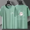 Mens Tshirts 10xl 12 XL Plus Size T Shirt Men Summer Short Sleeve Tshirt Moon Print Tops Tees Male Big 12xl 7 Color 230404