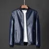 Мужские куртки кожаная куртка бомбардировщик мотоцикл байкер Bu Baseball Plus Size 8xl Fashion Caseala Jaqueta Makulinomen
