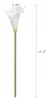 Flores decorativas grinaldas 10pcs de alta qualidade calla lily para centerpieces de casamento de noiva diy