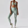 Йога наряды йога набор фитнес -спортивных наборов тренировочная одежда для женского спортзала установить женские наряды спортивные брюки йоги.
