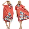 Handdoek met een handdoek Surf Poncho /Diving Bathrobe Bath Buiten Strand Sport