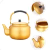 Bowls Whistling Tea Kettle Metal Teapot Stovetop Water Heater Rice Jug Portable Stainless Steel