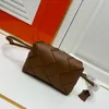 Shoulder Bags 5a Brand Designer Handbag Loop Woven Camera Bag Mini Jodie Cloud Hobo Fashion Handbags Leather Shoulder Crossbody Bags Women's Wallet