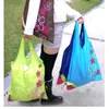 Present Wrap Candy Color Bag Strawberry Christmas återanvändbar Eco Friendly Shopping Tote Pouch Miljö Säker Go Green Colors