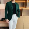Männer Anzüge Casual Gentleman Anzug Jacke Hochzeit Bankett Dünner Mantel Große Einfarbig Blazer Elegante Luxus Koreanische Version
